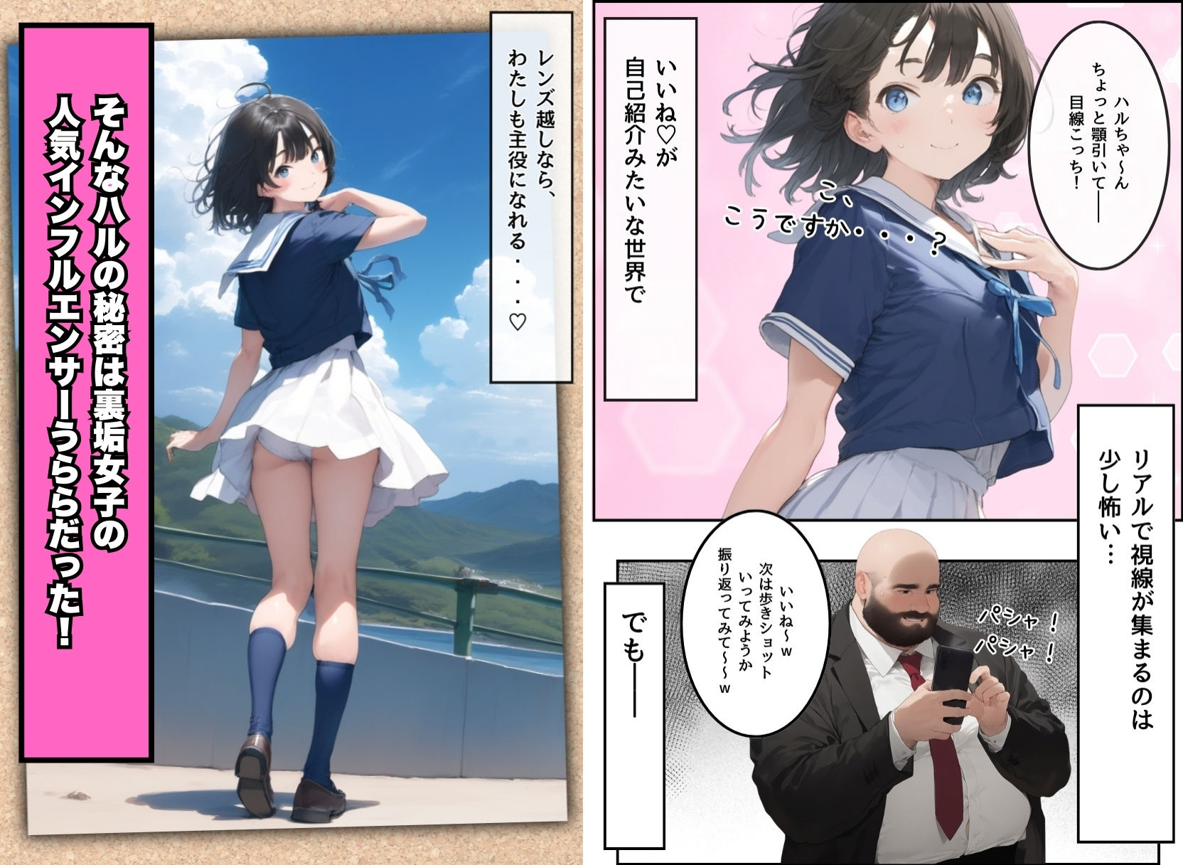  - 地味で華奢な裏垢女子がおじさんに甘やかされてハメ撮り撮影〜BSS編、僕が先に好きだったのに〜