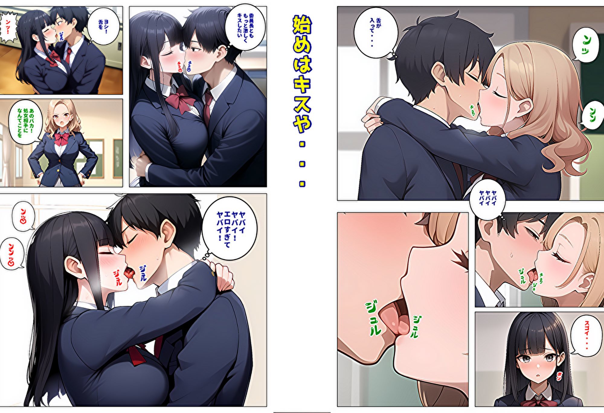 - 【メッチャエロい作品なので新作セールします】委員長とギャルがセックス勝負を始めたんだが俺が審判をする事になった話