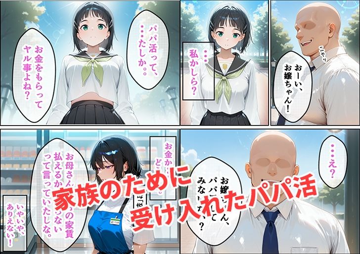  - 恋愛経験ゼロの子が家族のためにパパ活をし、おじさんに全部奪われたお話