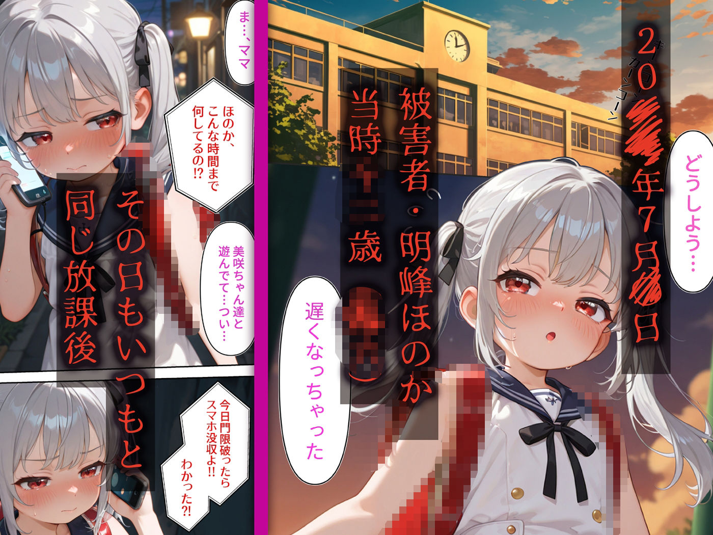 - 監禁おじさん〜銀髪ツインテ少女誘拐事件〜