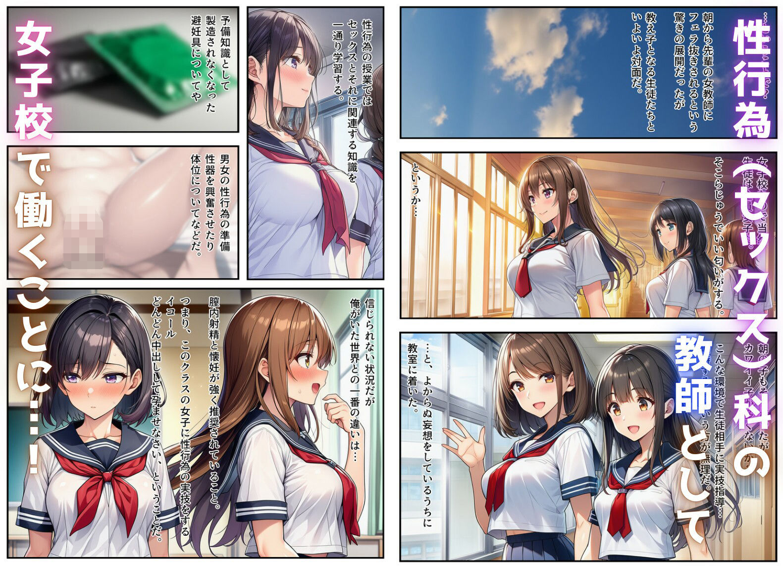  - 性行為科の先生になって、JKたちとハーレム恋愛セックスする話