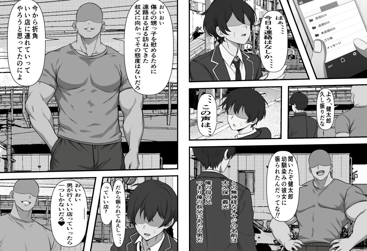 - 親の借金のために違法風俗店に売られた彼女が叔父の巨チンに堕ちるまで