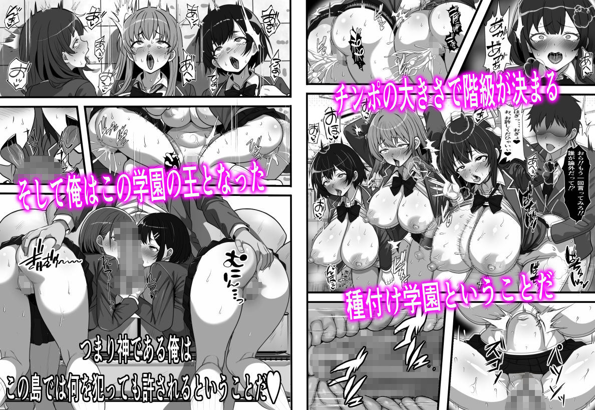  - デカチン過ぎて風俗も出禁の俺がチンポの大きさで階級が決まる種付け島に引っ越した結果