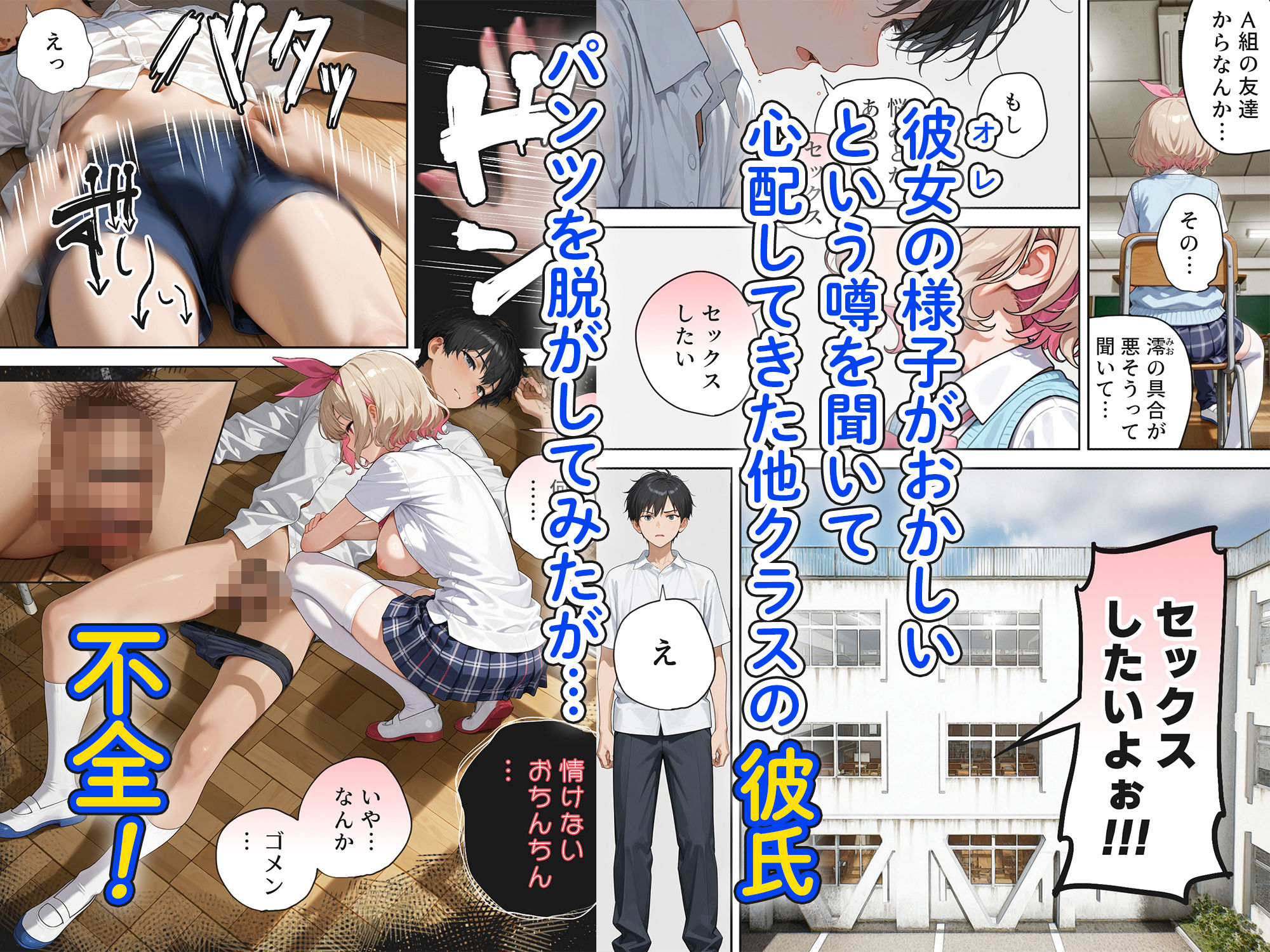 - キモおじ⇔JK入れ替わり【2】クラスの男子誰の赤ちゃん孕むかな?