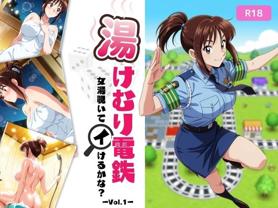 湯けむり温泉 女湯覗いてイけるかな？Vol.1【ちっぱいですがなにか 】無料エロ漫画