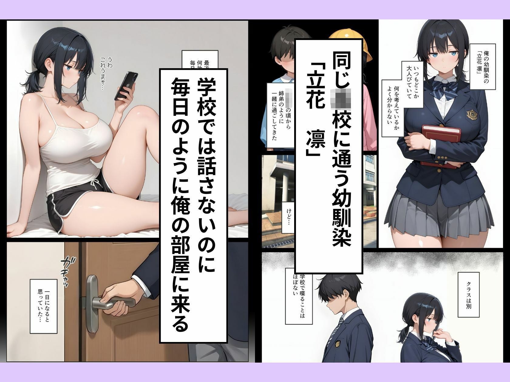  - ちんぽを借りにきた無表情な陰キャ幼馴染とイチャラブセックスした話