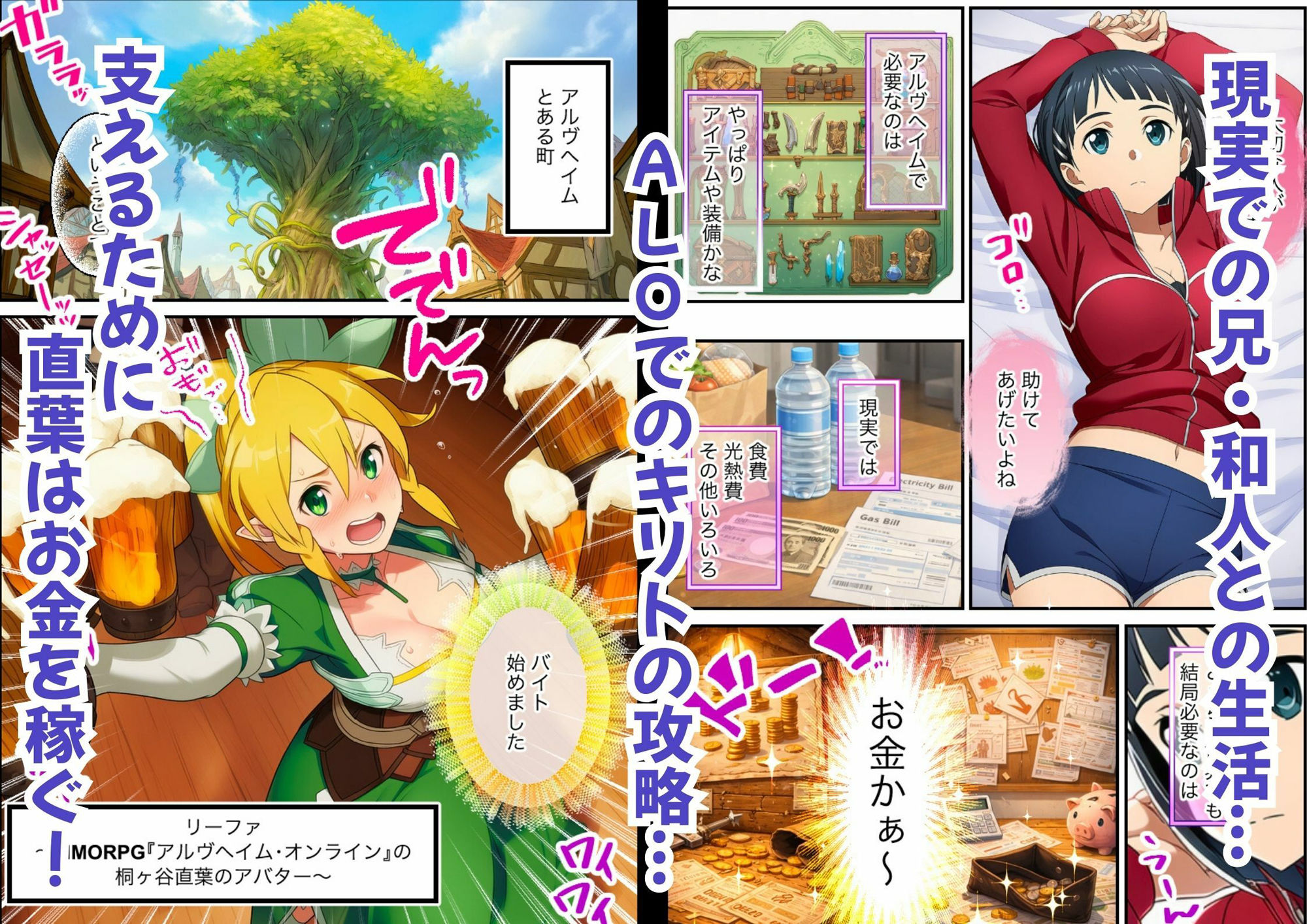  - 桐ヶ谷直葉がユイと一緒に人気風俗嬢になった理由は、仮想世界にありました